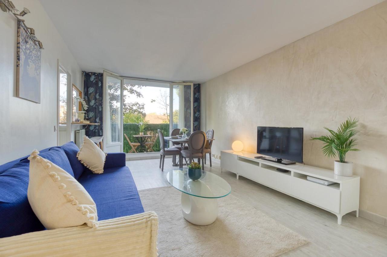 Escale De L'Yvette - 50M2 Cosy, Balcony & Parking Apartman Longjumeau Kültér fotó