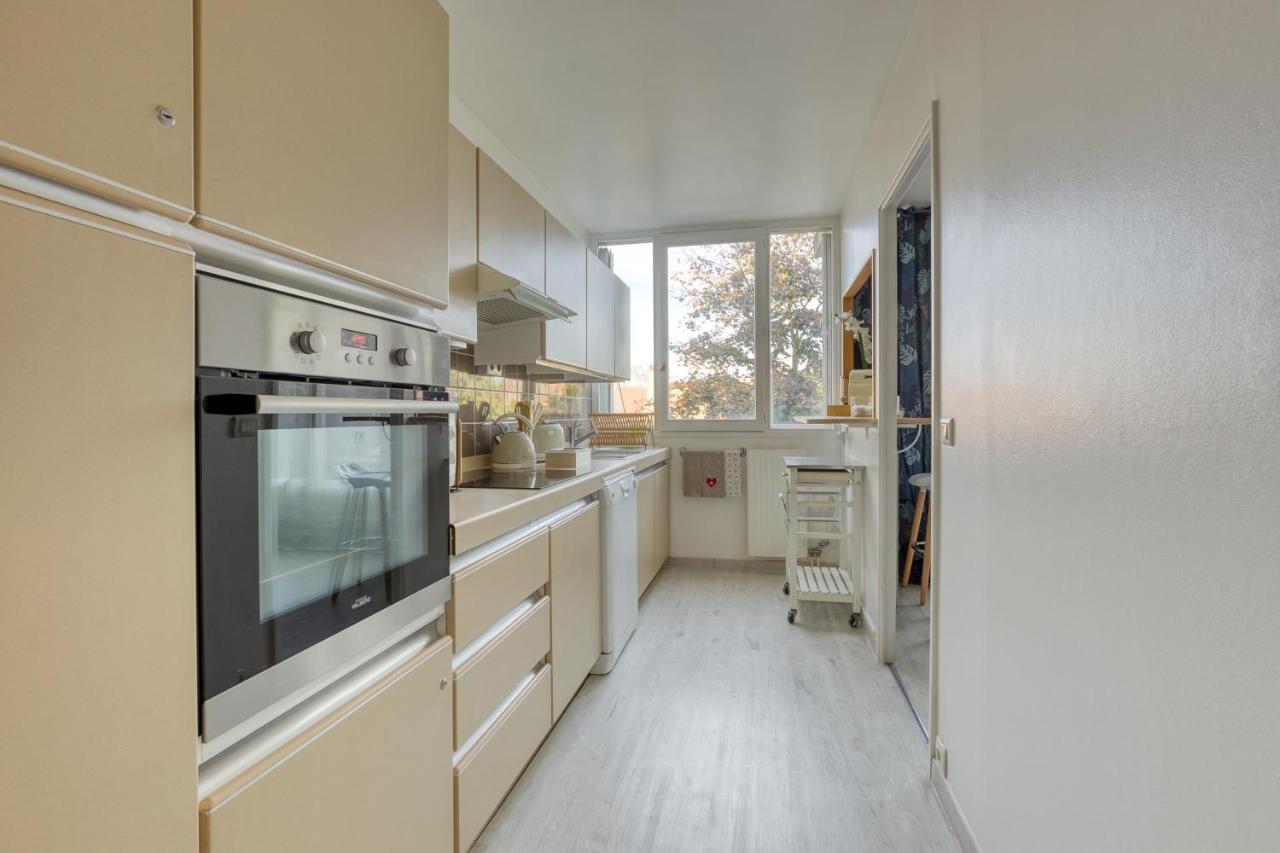 Escale De L'Yvette - 50M2 Cosy, Balcony & Parking Apartman Longjumeau Kültér fotó